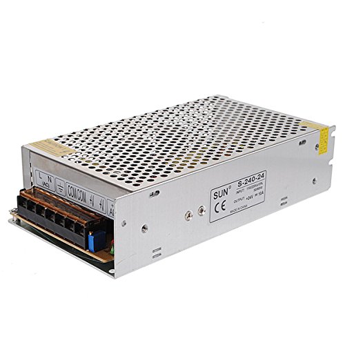 24V 10A 240W Fuente de alimentación conmutada para luz de tira llevada