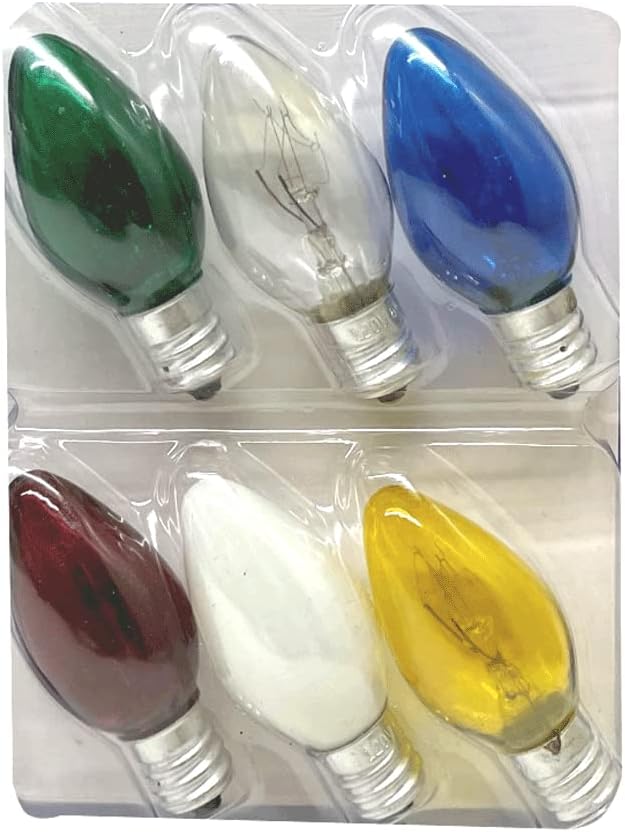 Colors Night Light Bulb 6PC