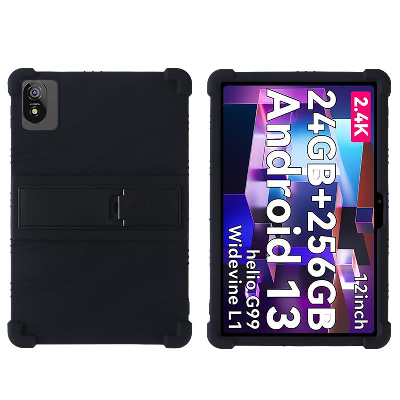 Blackview Tab 18 グレー 8GB/256GB 本体＋ケース OYNLFWT Case for Blackview Tab18, Adjustable Soft Silicone Kids