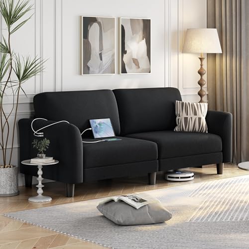 Yaheetech 67" W Fabric Sofa Couch 2 Seater Loveseat Sofa