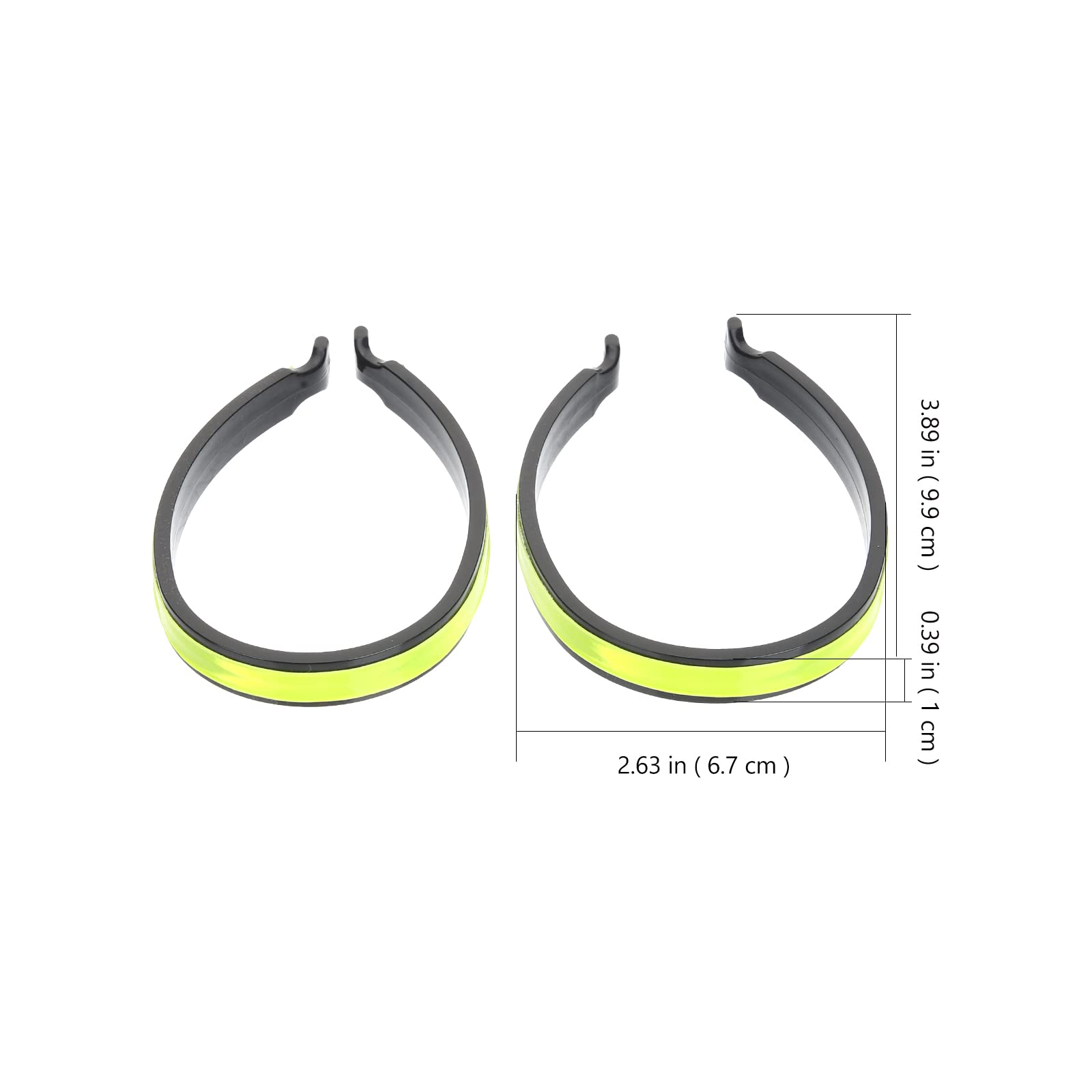 2Pcs Cycling Trouser Clip Cycling Ankle Safety Band Reflective Bike Clip Pant Leg Cuff Clip Bikes Cycling Equipment Cycling Trouser Wrap Clip Reflective Gear Accessories Outdoor,Pant Leg Straps