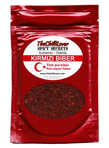 TheChilliLover 50g Fresh Pouch Turk Kirmizi Biber - Pul Biber (Turkish Crushed Hot Red Chili Pepper Flakes)