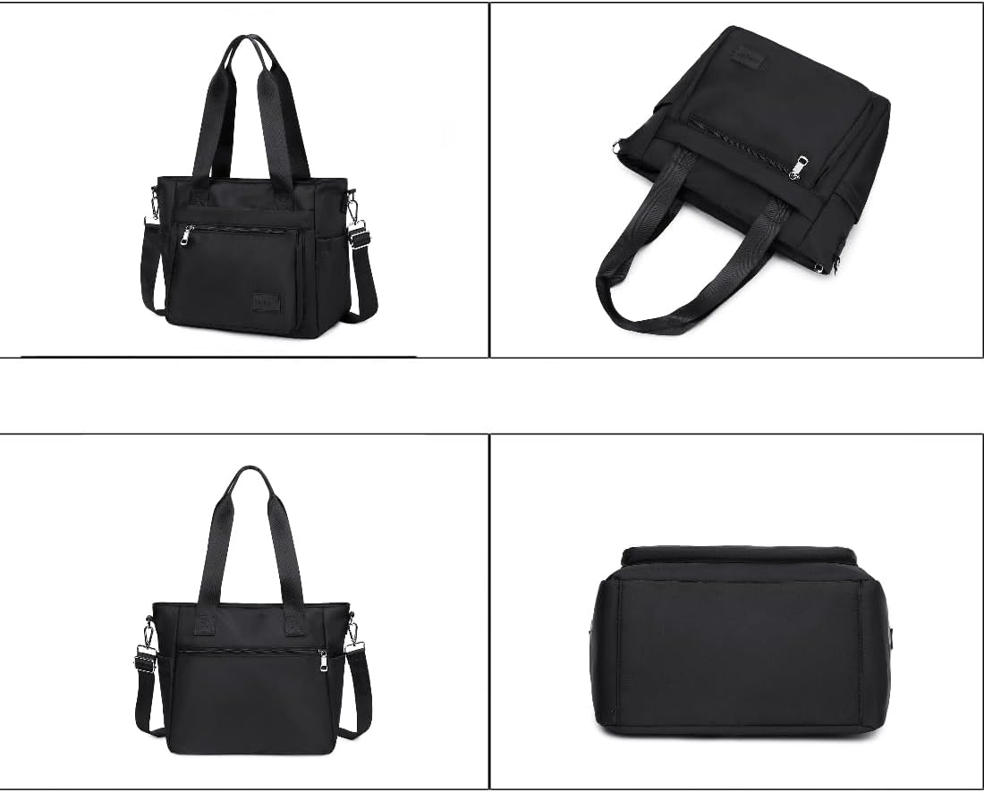 Women's Casual Totes Handbags Multi-pocket Shoulder Crossbody Bags Work Travel Purses - Image 6