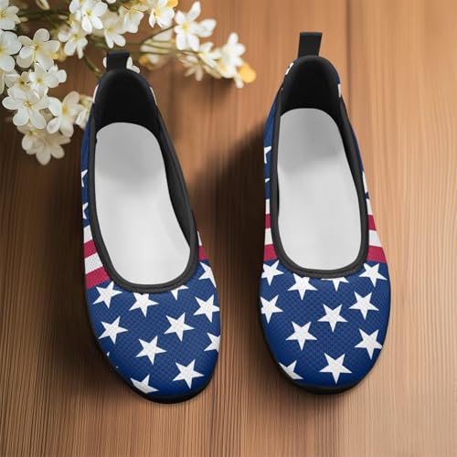 Image of Walking Shoes Women Breathe Mesh Slip On Sneakers Women Comfortable Lightweight