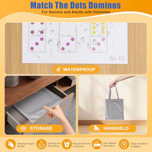 Match The Dots Dominos Memory Game para Adultos Mayores miniatura 5