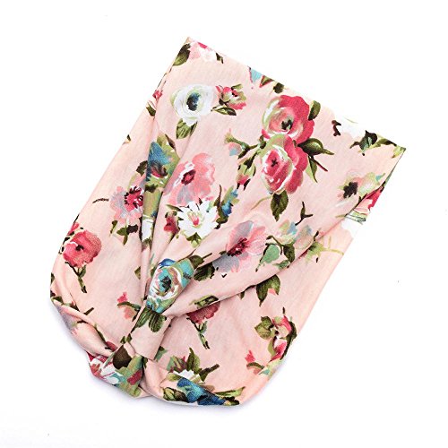 Ever Fairy Women Elastic Turban Head Wrap Headband Twisted Hair Band (4 Color Pack H) - Thumbnail 2