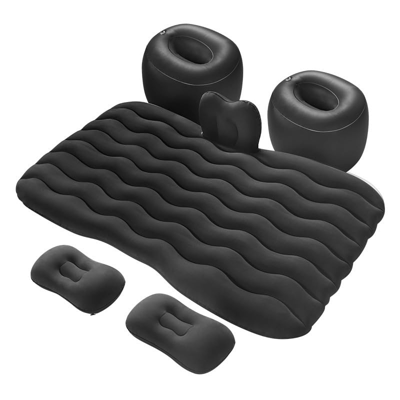 ONEMAJI 1 Pièce Matelas Gonflable Voiture pour Seat Altea/Altea XL 2004-2015, Lit de Voyage Lit de Camping Portable avec Coussins et Pompe à Air Siège...