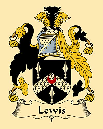 Carpe Diem Designs Lewis Coat of Arms/Lewis Family Crest 8X10 Photo Print (2 Copies) for Framing