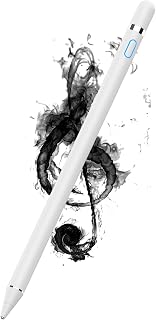 Stylus Pen for Touchscreen, Rechargeable Universal iPad Pen for Tablet, Digital Pens Fine Point Stylist Pen Compatible with Android, iOS, iPhone, iPad/iPad mini/Pro/Air and More Tablet/Phone