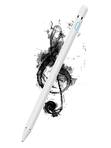Stylus Pen for Touchscreen, Rechargeable Universal iPad Pen for Tablet, Digital Pens Fine Point Stylist Pen Compatible with Android, iOS, iPhone, iPad/iPad mini/Pro/Air and More Tablet/Phone