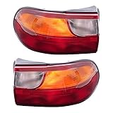 Brock Replacement Driver and Passenger Side Tail Light Assemblies with Circuit Board Quarter Mounted Compatible with 15894727 15894726