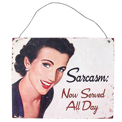Something Different Sarcasm Retro Sign