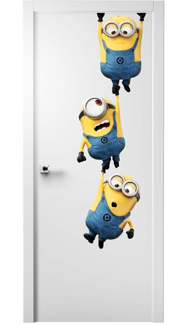 Decor Villa™ PVC Vinyl Minions 3D Wall Sticker JUST Peel & Stick New Modern Art & Trendy Wall Stickers for Home Decoration, Living Room,Office Bedroom etc Size- 58 CM X 50 CM, Multicolor (B08DRMJ3RW) Amazon Price History, Amazon Price Tracker