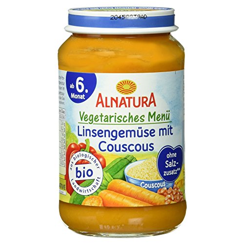 Alnatura Bio Linsengemüse mit Couscous (ab 6. Monat), 190 g