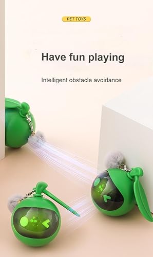 Miniatura 4 de Pelota de rebote inteligente para gatos - Verde