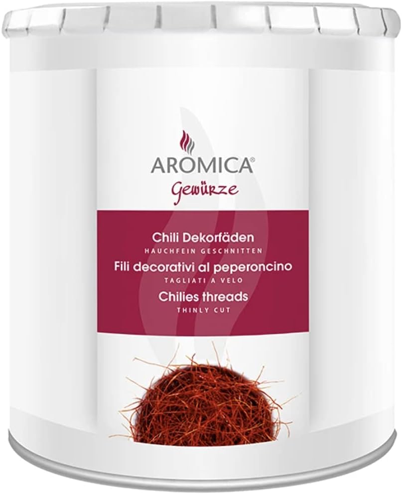 Chili Threads For Garnishing, Mild Flavor Net Wt : 3.53 oz / 100 gr. by Tita Italian