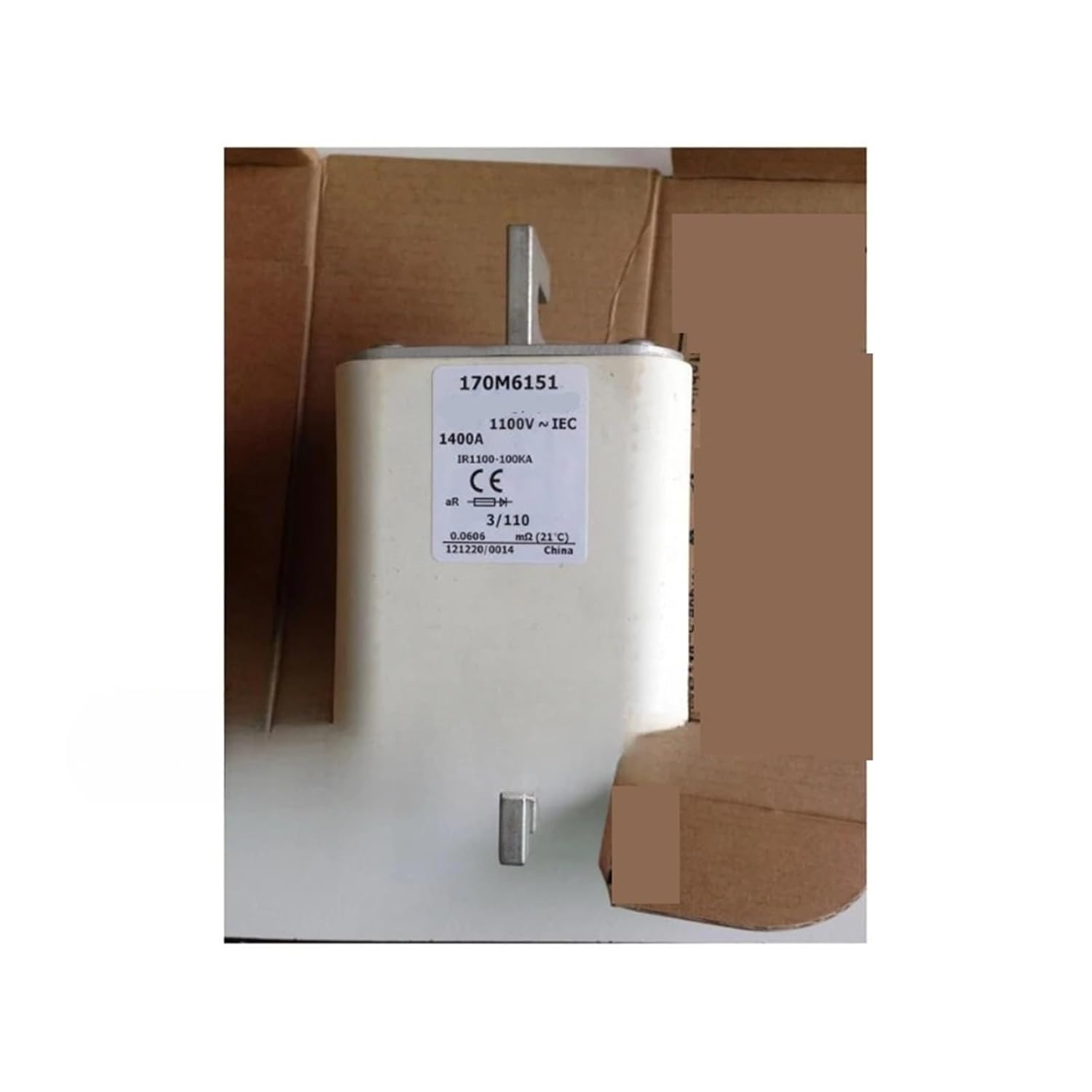 1 個のヒューズ 170M6151 1400A 170M6151ヒューズ 1 個のヒューズ 170M6151 1400A 高速ヒューズ 170M6151 1400A 1100V 高速ヒューズ速断ヒューズ