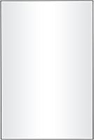 Vista 32 de Deco 79 Espejo de pared simplista de madera con marco minimalista fino, 24 x 1 x 24 pulgadas, blanco