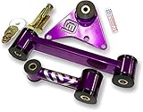 Massive Motor Engine Trans Mount 3 pc Set Compatible w/Dodge NEON SRT 4 Turbo Solid Upper Lower 2.4 (Purple Limited)