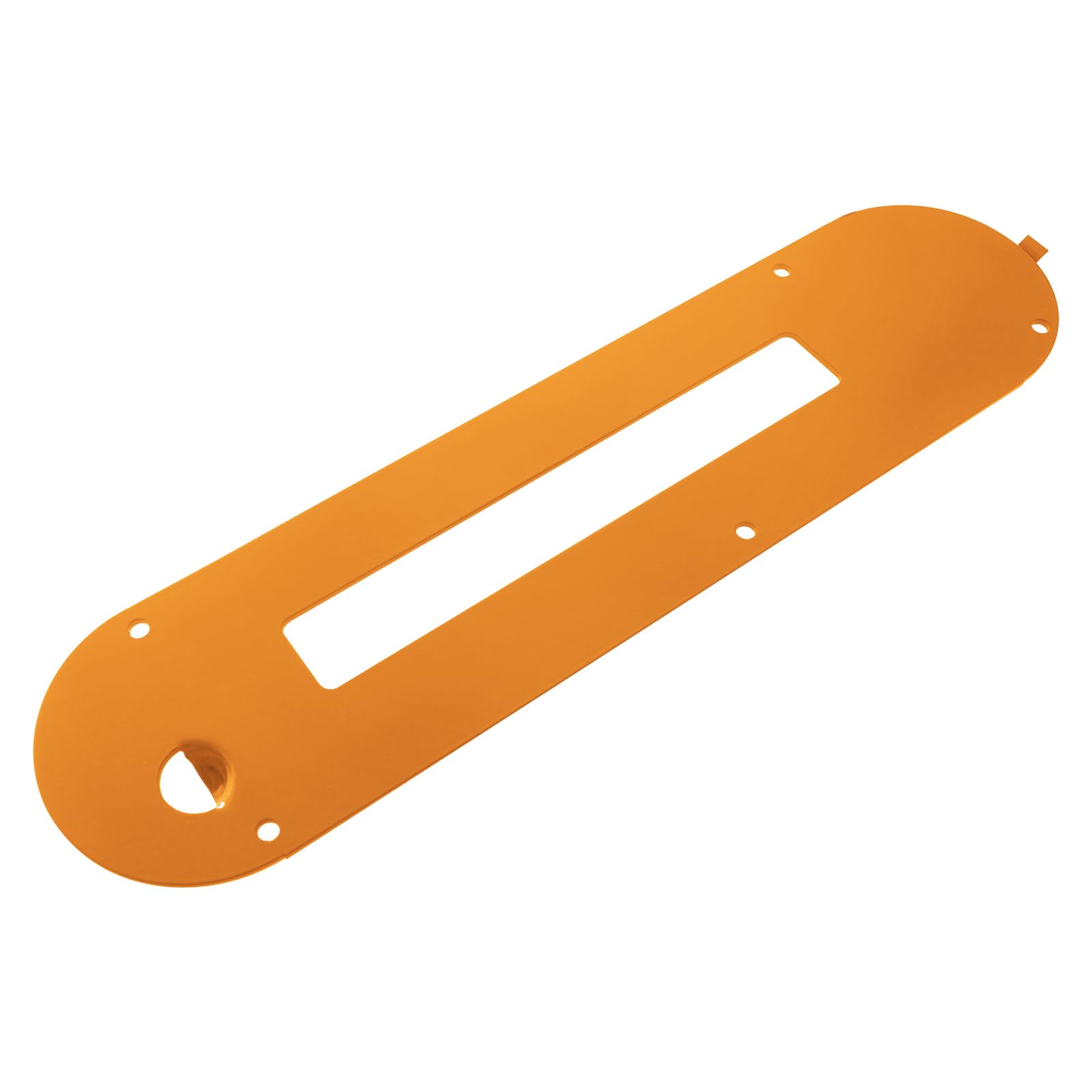 080035003093 Table Saw Dado Throat Plate For Ridgid R4512 Table Saw, Cast Iron Dado Blades Throat Plate Insert Orange