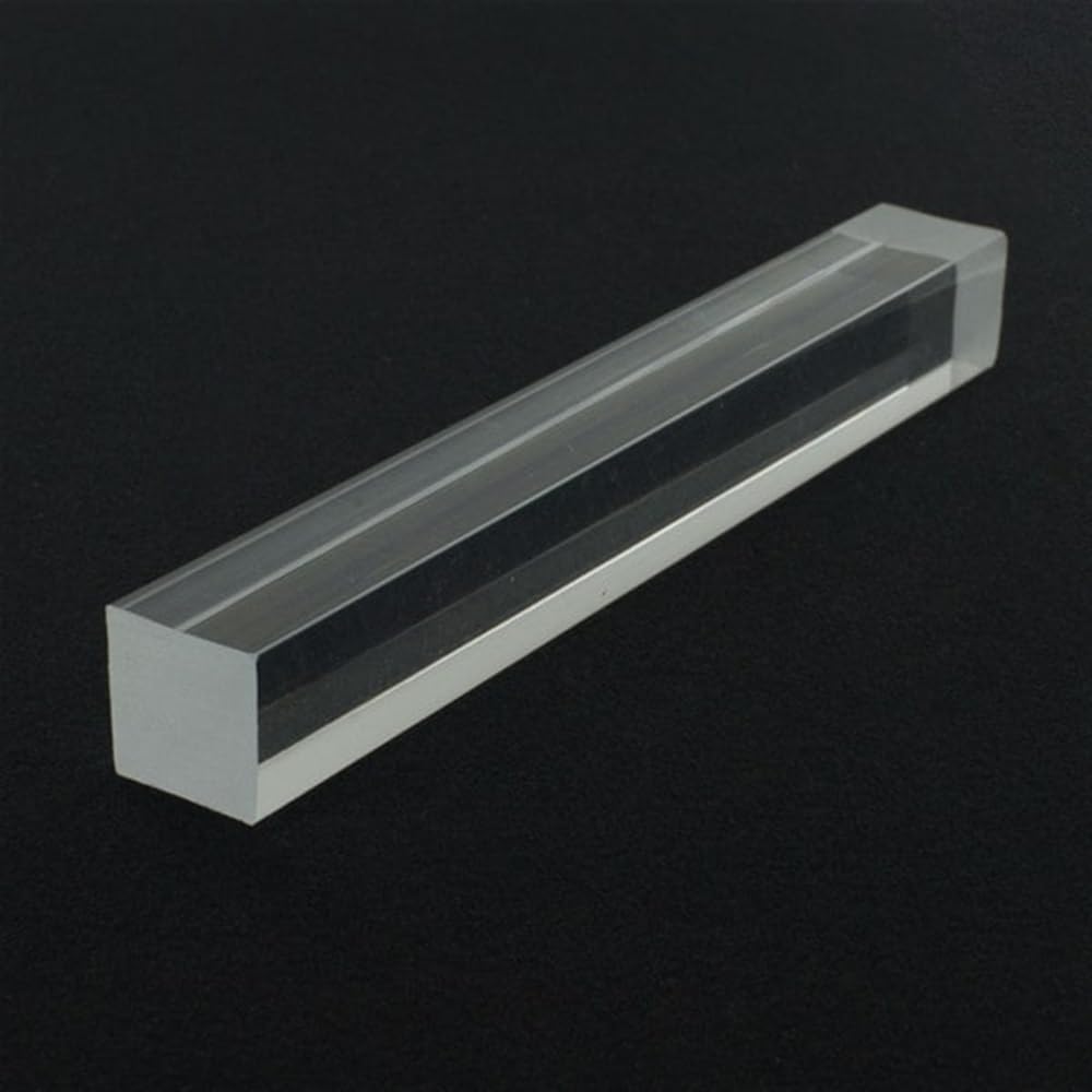 LKLNCXC Plastic rod Acrylic Round Bar Rods, 1PC PMMA Square 200x25x25mm To 500x50x50mm Multiple Sizes(100 * 35 * 35MM)