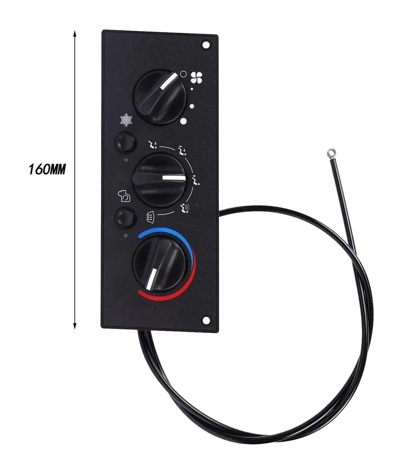 Ensamblaje Control Aire Coche Para T300 C500 W900 599-5511 AC Calentador Módulo De Control Clima Piezas Reparación Aire Acondicionado Negro
