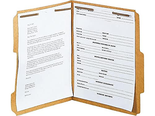 Dossiers de classification Pendaflex Kraft avec attaches pour archivage - 3