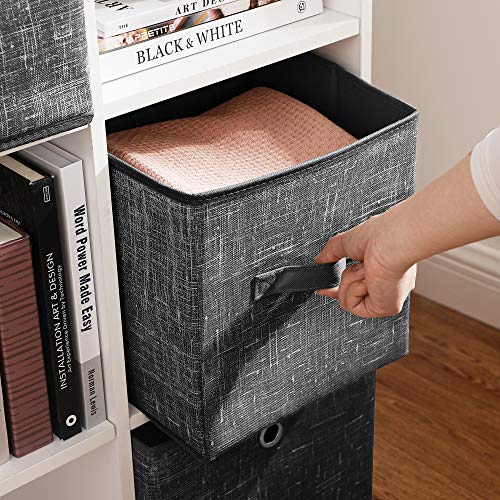 Black Fabric Storage Bins Home Storage & Organizer SONGMICS