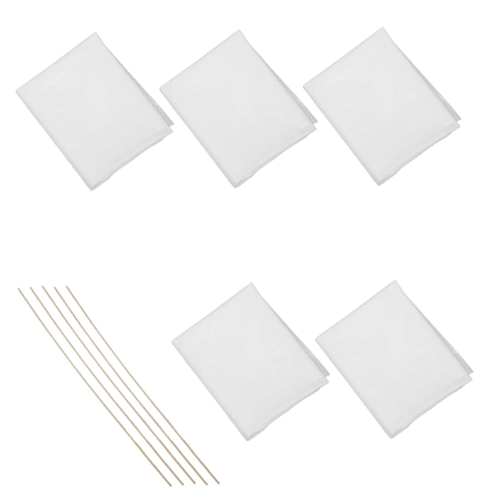 NUOBESTY DIY Kite Blank Fabric Kit Graffiti Kite Making Set Sticks Fabric for Creative Projects