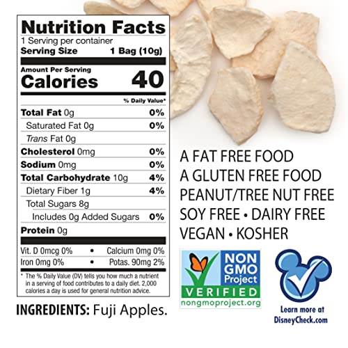 Brothers-All-Natural DIS1X12APPL Brothers All Natural, Disney Mickey Mouse Fuji Apple Freeze Dried Fruit Crisps thumb #1