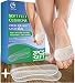 Metatarsal Pads Ball of Foot Cushion (Free Heel Shields)- Soft Feet Cushioning - Mortons Neuroma Callus Pain Relif - Clear Reusable Insoles - Bunion Forefoot Pad Support - Gel Inserts for Women Men