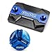 ZYAKOMO Compatible with Grom 125 2025 MSX125 MSX 125 2013-2023 2024 2025 CNC Motorcycle Front Brake Fluid Reservoir Cover Cap Oil Filler Plug Cap (Blue)