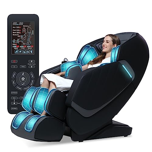 RelaxRelife Fauteuil Massage Zero Gravity 3D Noir
