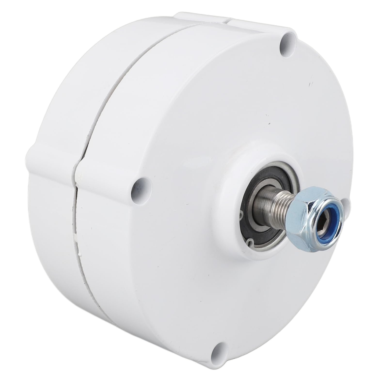 Generatore a Magneti Permanenti Alternatore Trifase Efficiente per Turbine Eoliche per Uso Verticale e Orizzontale Lega di Alluminio 24V (200W)