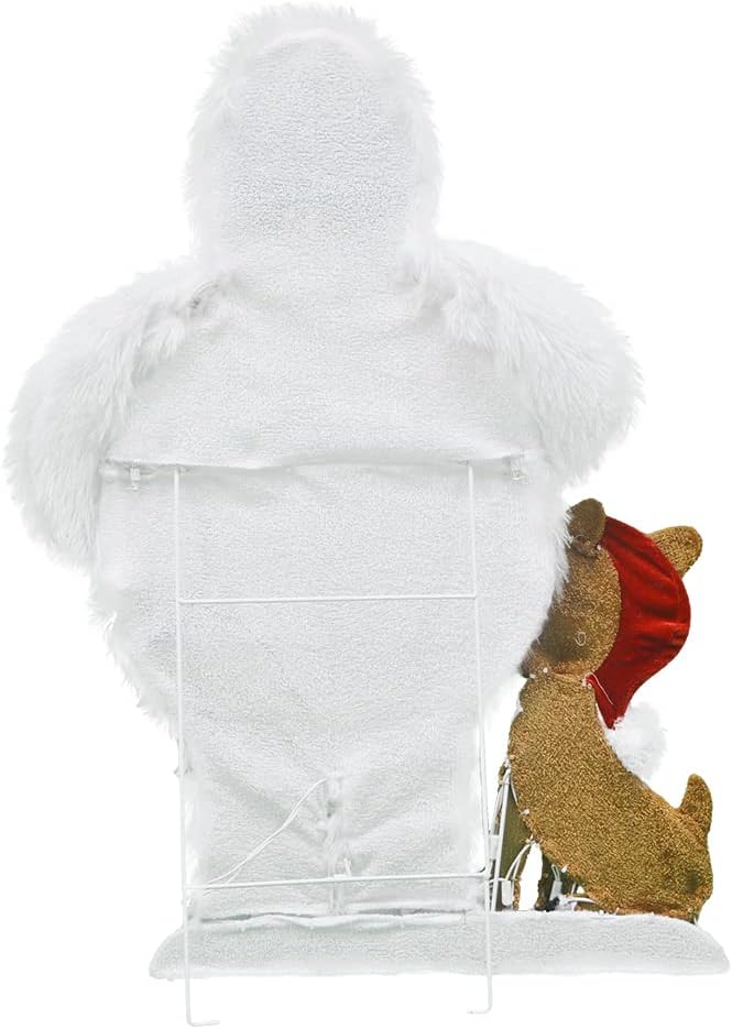 ProductWorks Product Works 20305_L2D Decoration, 80 Lights 32-Inch Pre-Lit Rudolph and Bumble Christmas Yard Decorat, Incandescent : Patio, Lawn & Garden