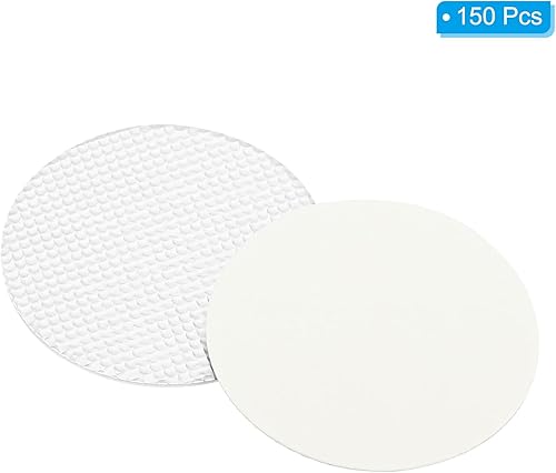 Miniatura 3 de PATIKIL Revestimiento de tapa de papel de aluminio de 1.102 in1.09 pulgadas, 150 revestimientos de sellado térmico resistentes por inducción de