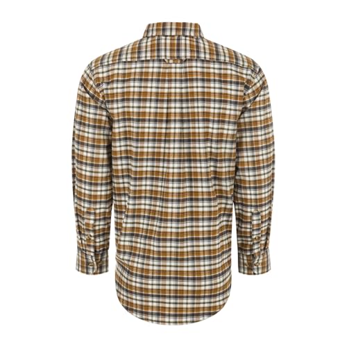 Drake Waterfowl Men's Autumn Brushed Twill Plaid Button-Down Long Sleeve Shirt2
