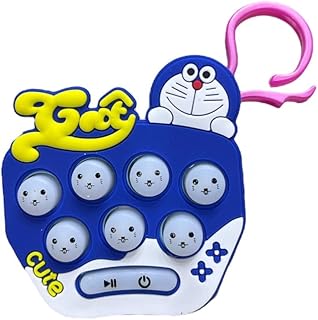 جهاز تشغيل العاب الفيديو الرقمية صغير محمول باليد بتصميم سنجاب حفار كرتوني تخفيف الضغط للأولاد والبنات اكريلونيتريل بوتادين ستيرين ABS متعدد الألوان