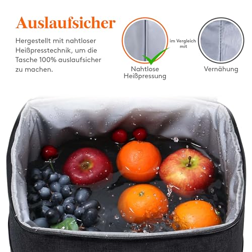 Lifewit Kühltasche 32L für 34 Dosen, isolierte Kühltasche für Outdoor