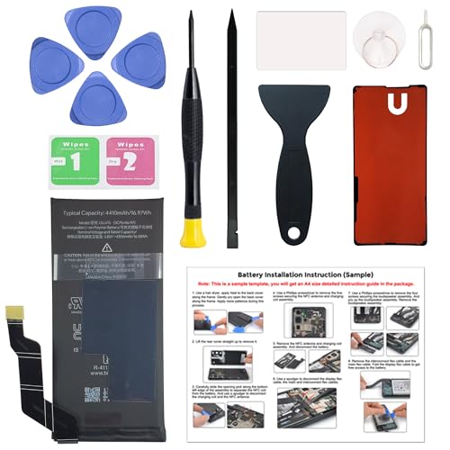 MAXSHARKS New Upgraded Battery for Pixel 6A GLU7G Replacement Battery Compatible with Pixel 6A with Repair Tools & Instruction