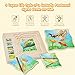 Wooden Puzzles for Kids Ages 4-8, 5 Layers Life Cycle of a Butterfly Montessori Jigsaw Puzzle for Kids, Children Preschool Learning Educational Puzzles Toys for Boys and Girls