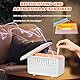 WRQIOO White Noise Machine, Schlafmusik Erwachsene mit Nachtlicht, Naturgeräusche Box mit 8 Naturgeräusche, Sleep Sound Machine, White Noise Night Light, Soundbox Naturgeräusche