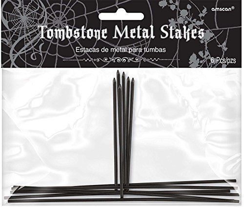 Tombstone Silver Metal Stakes - 6.25