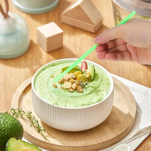 Pajillas desechables con cuchara SHERCHPRY 150 pcs miniatura 6