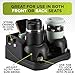 GO GEAR Vehicle Mini Console, Cup Holder & Organizer for Cars, Trucks, SUVs and More, Black (EMIC-BLA)
