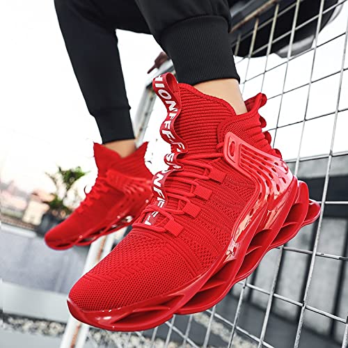 Image of Hello MrLin Men's Running Shoes Non Slip Athletic Tennis Walking Blade Type Sneakers Hip Hop