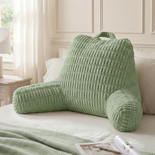 Blissful Diary Reading Pillow, Backrest Pillow with Shredded Memory Foam for Adult & Children...