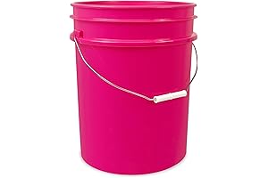ePackageSupply, 5 Gallon Durable Hot Pink Bucket - 90 mil Pink Pail...