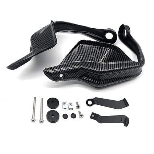 BDDXWSM Motorcycle Handguards Handlebar Hand Guards Shield Protectors For H&onda NC750X NC700X NC750S CB650F CTX700 NC 750 X Windshield Handlebar Handguard Handle Protective(Carbon look)