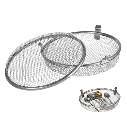 Didiseaon 1Pieza Cesta Inoxidable Lavavajillas Organizador de Utensilios de Cocina Resistente Almacenar Cubiertos y Utensilios de Hornear
